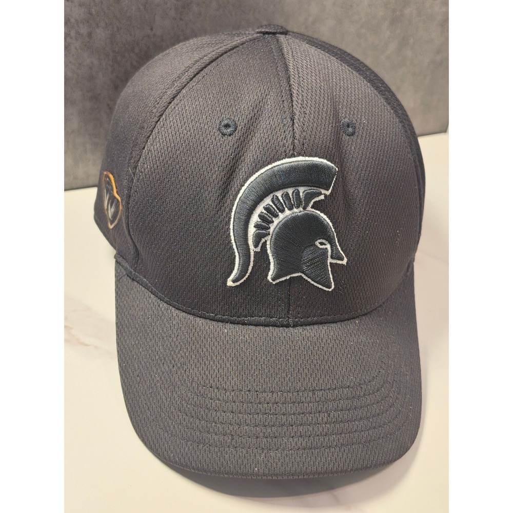Top of the World Michigan State Spartans Hat Charcoal Grey Memory Fit Cap Mens‎